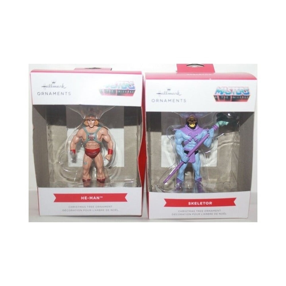 Hallmark 2022 Masters of the Universe He-Man & Skeletor Christmas Ornament Set